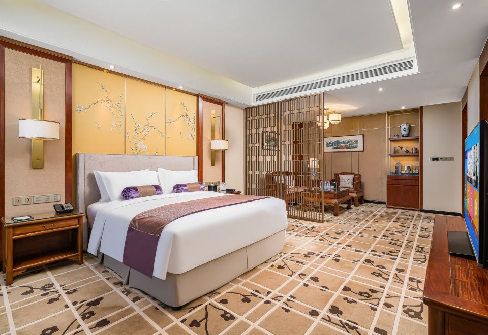 豪華城景大床房（斯林百蘭床墊+德國高儀恆温沐浴）