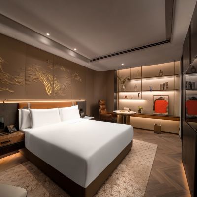 御奢·鉑亞甄選大床房「深睡寢具＋私享浴缸+趣味書籍＋輕氧加濕器」 齊齊哈爾御楓飯店（齊齊哈爾火車站店）優惠