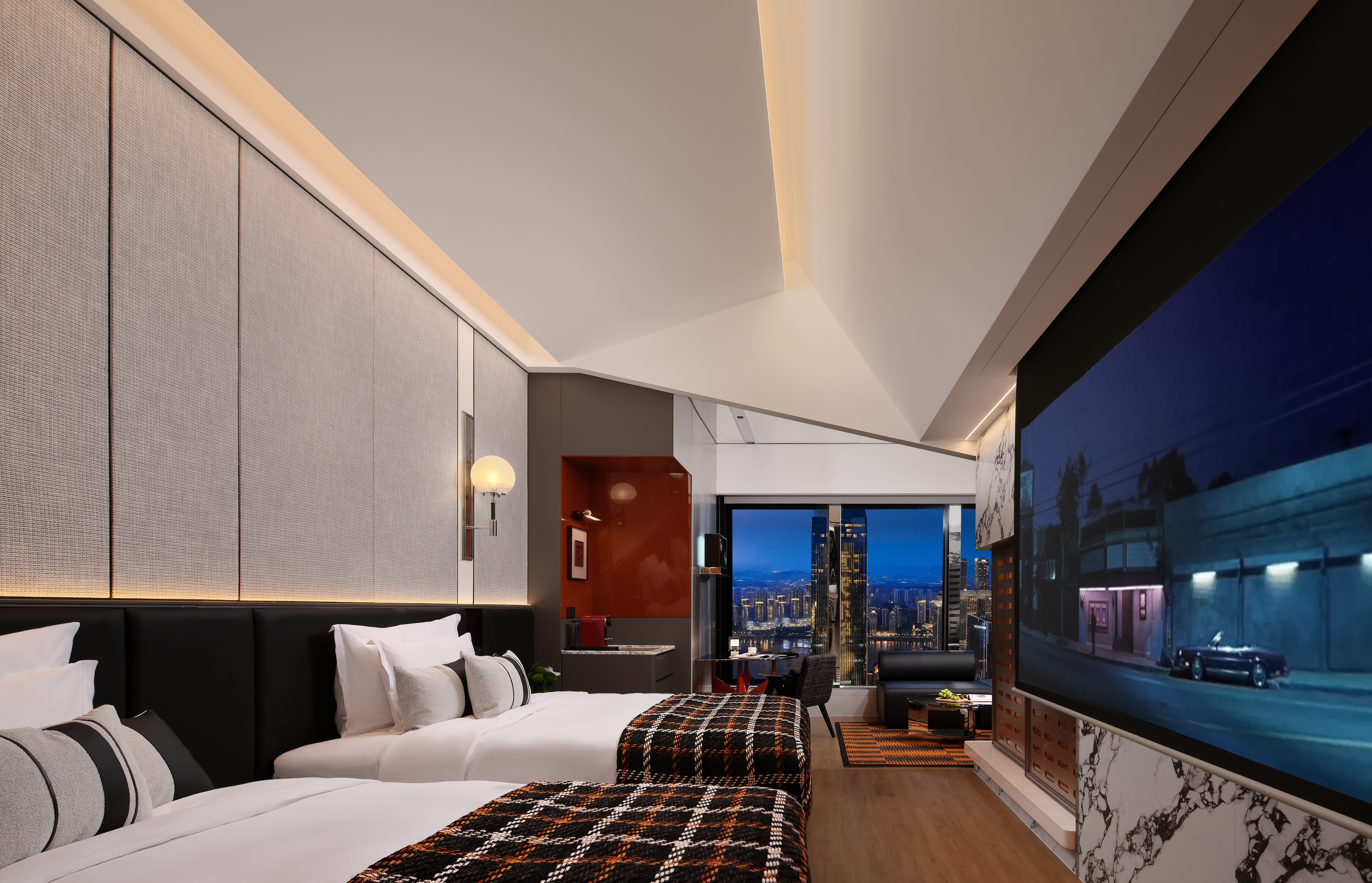 流金之塔·江景雙床房