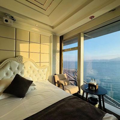 尊享全海景落地窗一室一廳套房 廈門天倫海景飯店公寓（雙子塔店）優惠