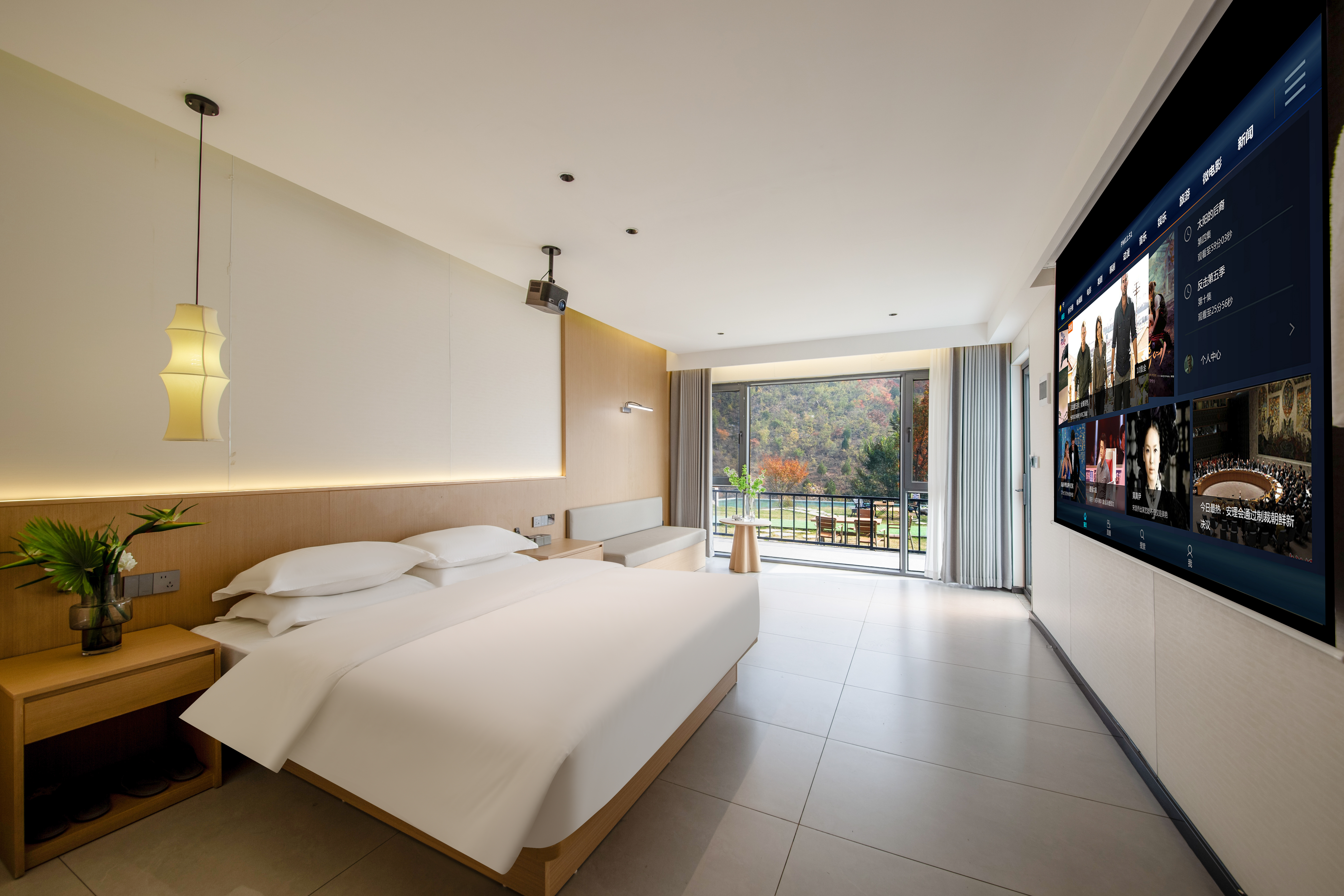 晨霧大床房（巨幕投影+智能客控+觀景落地窗）