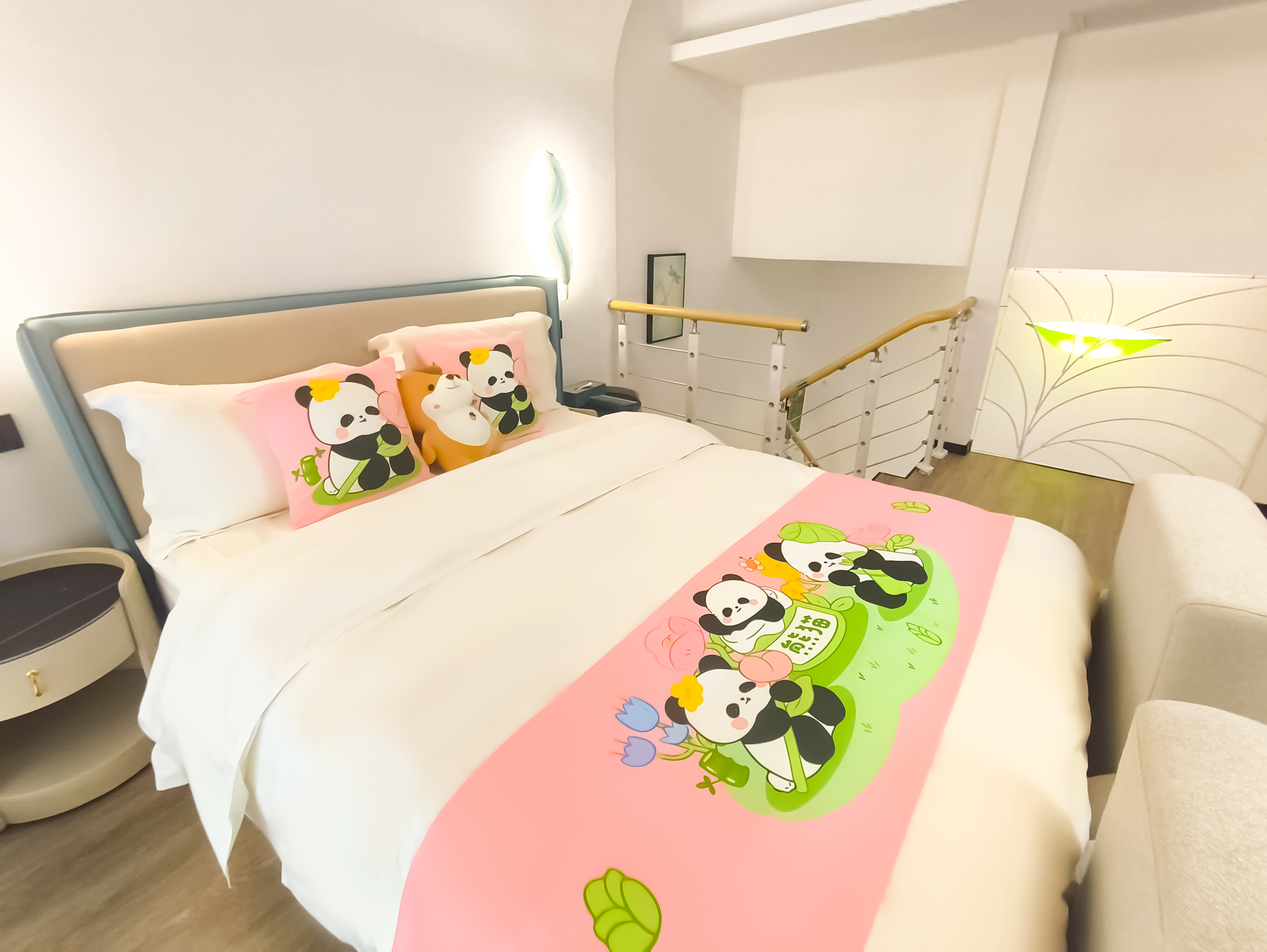 复式亲子直通漂流河房（独立泡池）