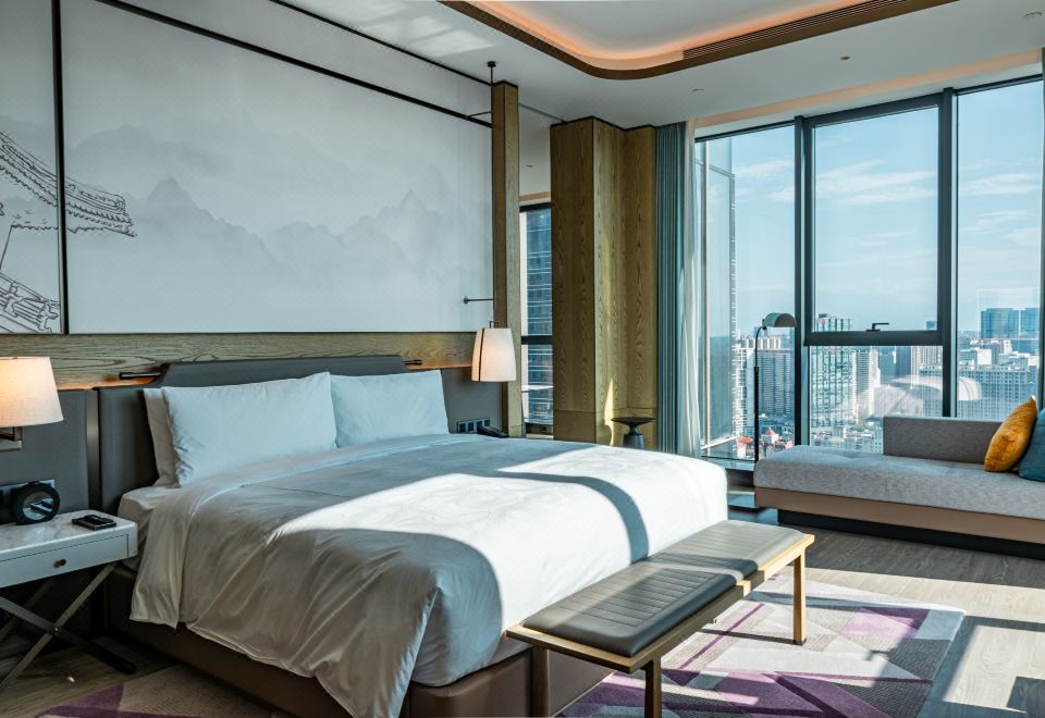 行政套房|独立会客厅+卧室|享云端视野尽揽城市天际线