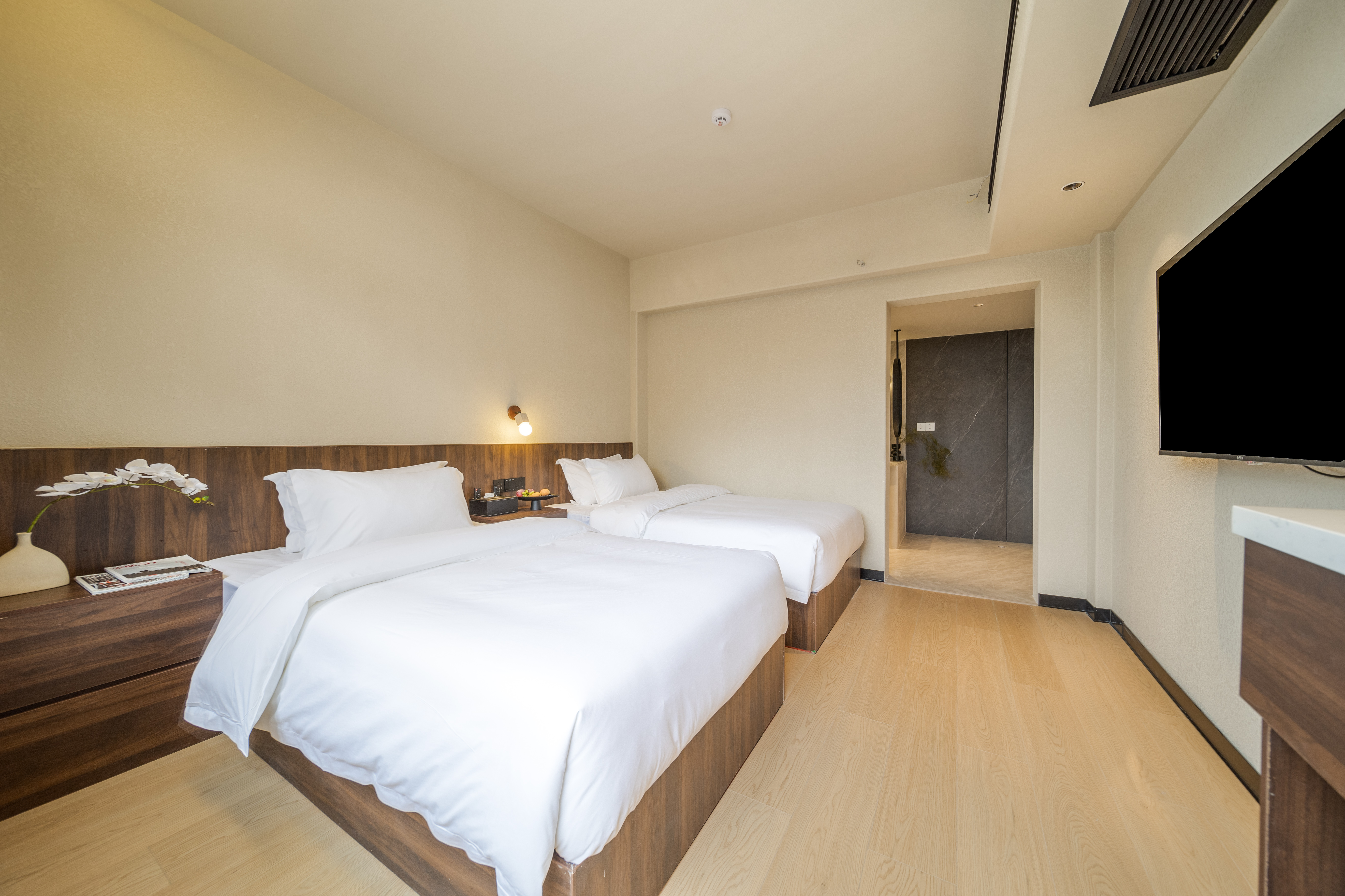 岚·盲选景观双床房（零压床垫+智能加热马桶+躺着远眺山景+小冰箱）