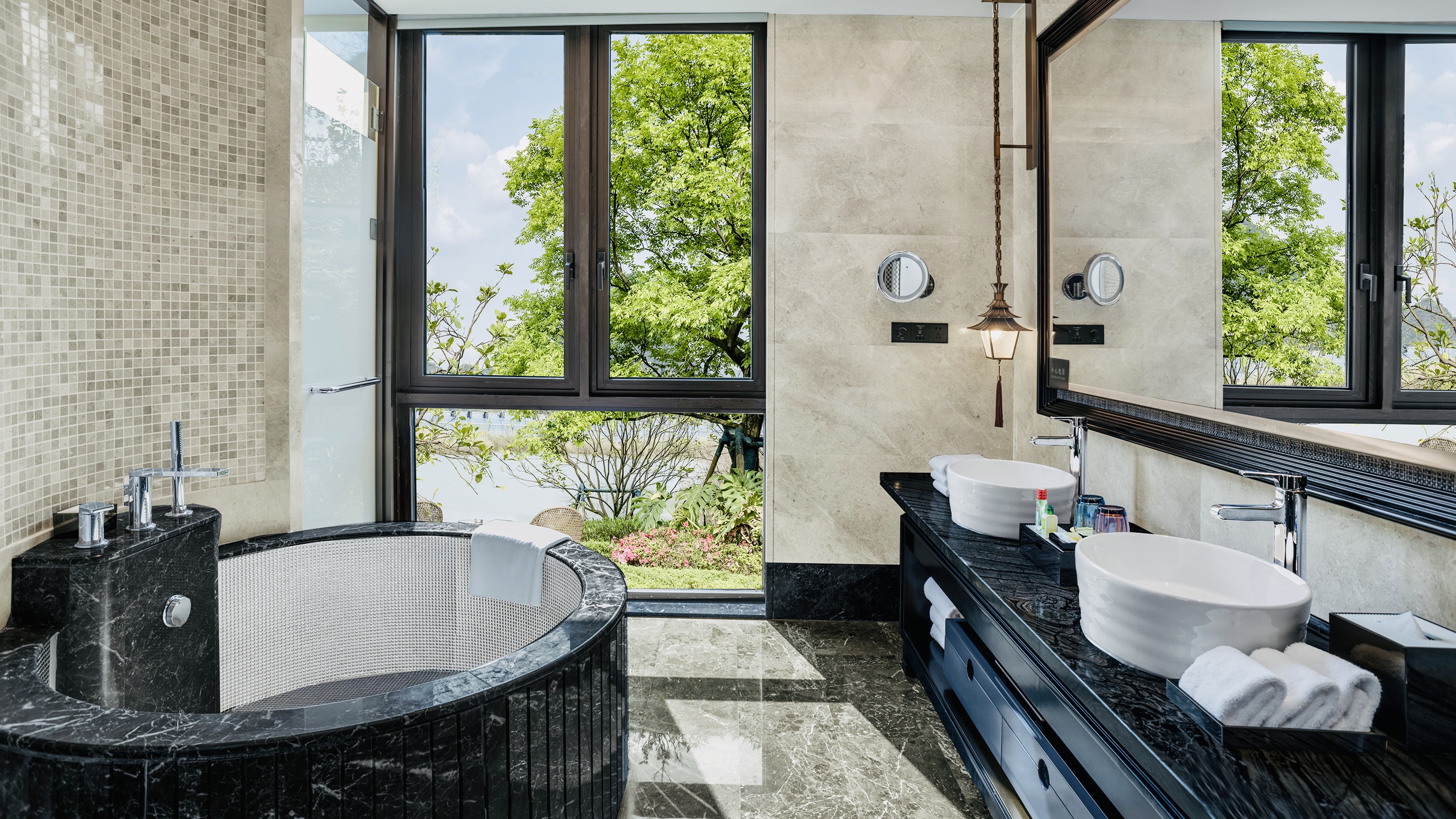 庭院露台双床单卧别墅