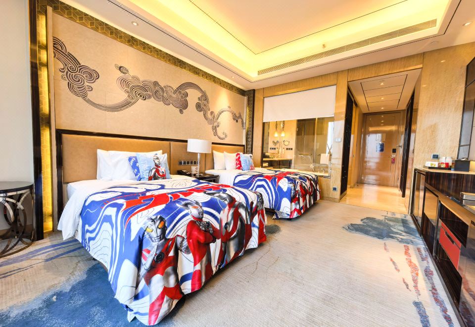 奧特曼親子雙床房-史詩級IP+卡通布置