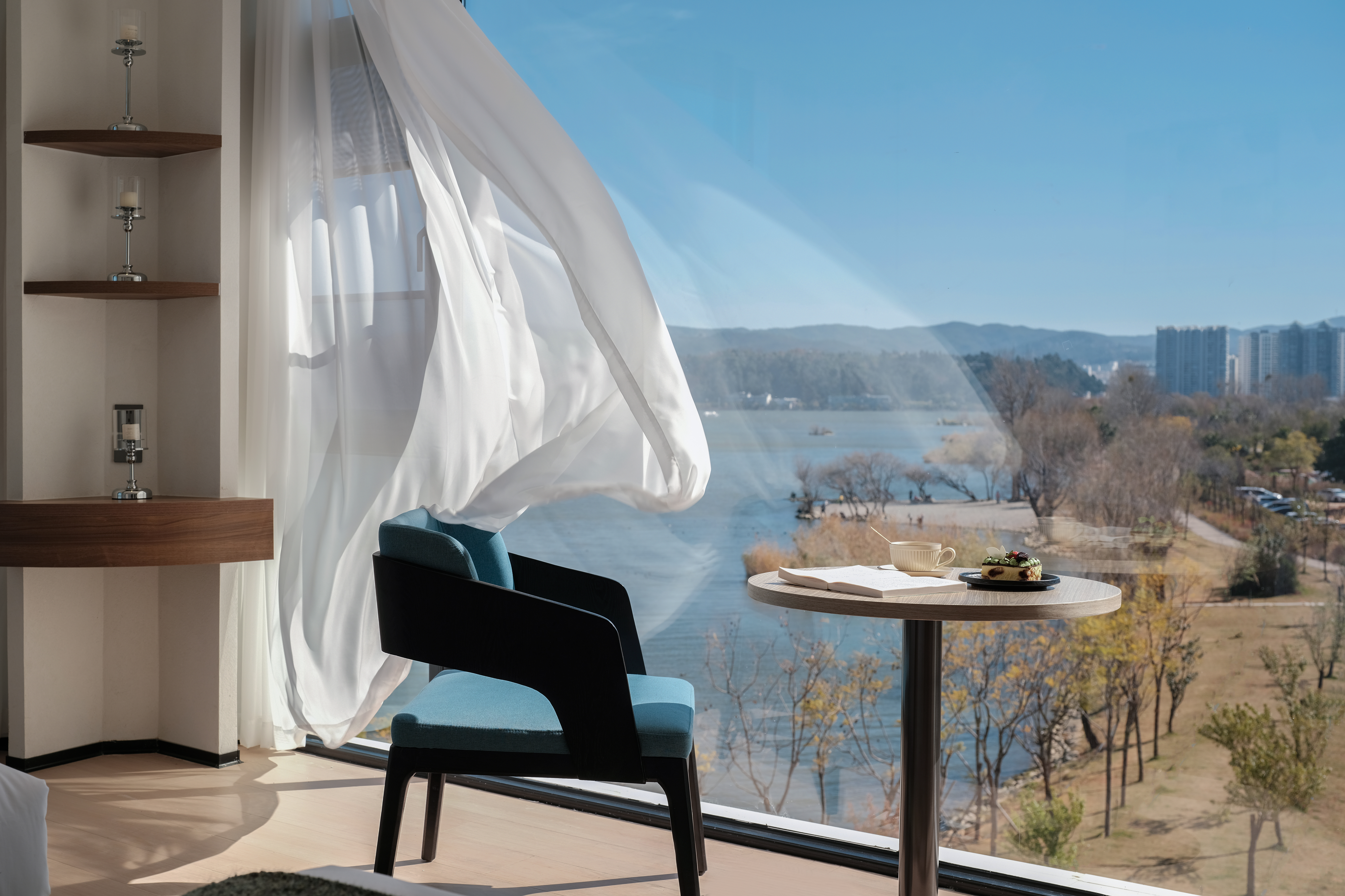 畔星漫语280°海景双床房（全屋智能+一线海景+巨幕）