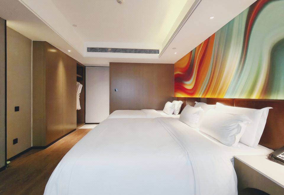 安可家庭雙床套房（一室一廳+金可兒床墊+冰箱）