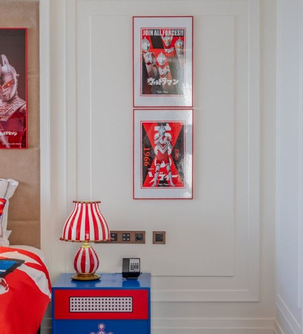 SeaView Garden Hotel QingdaoClassic Ultraman Theme Sea-view Two-Bedroom Suite (Two Double Beds + Two War Chariot Beds)