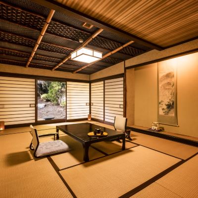 【禁煙】スイート「華宝」露天風呂付(木造棟・ガーデンビュー) 湯快リゾート 三朝温泉 斉木別館〈会席タイプ〉 クーポン