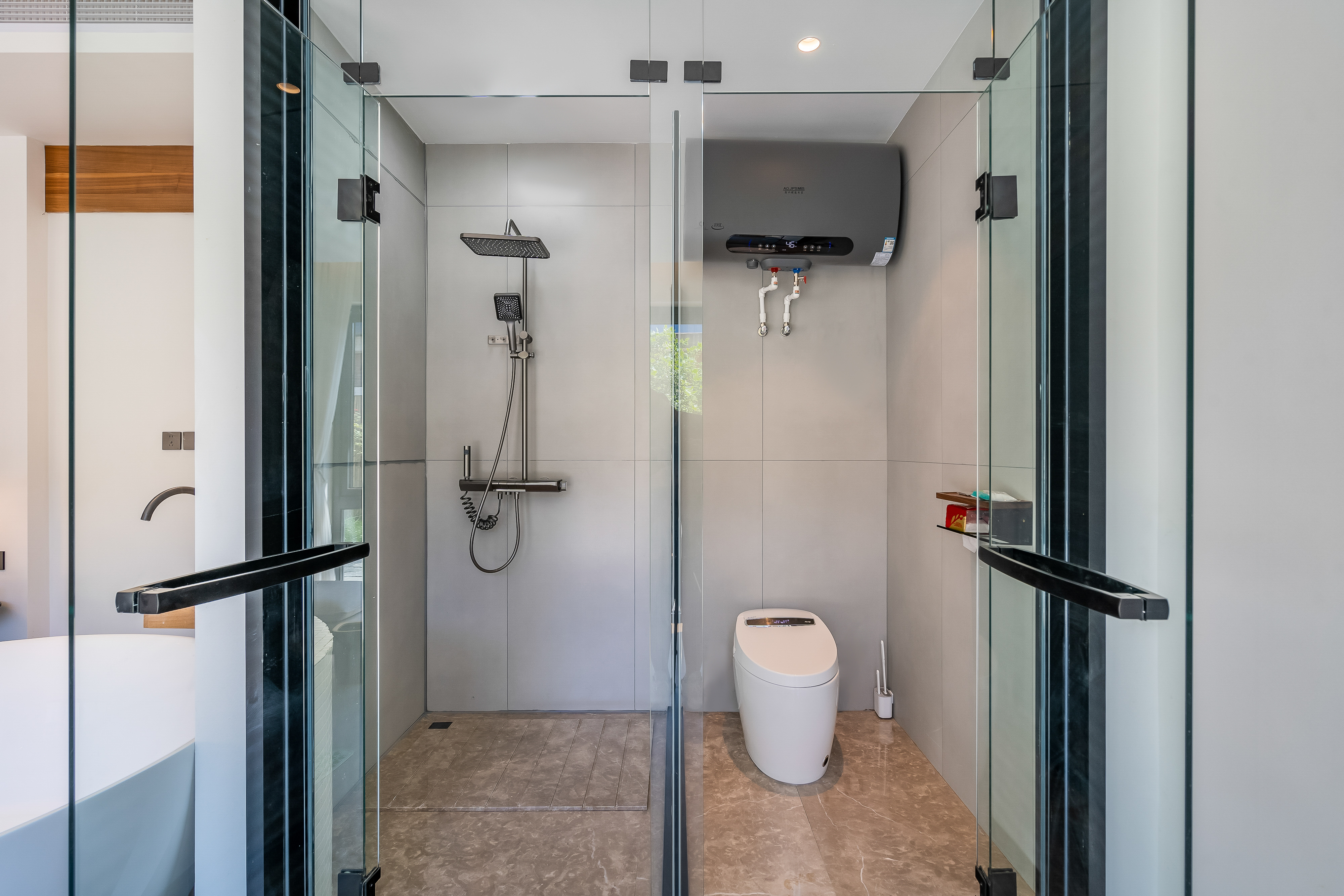 梅簪丨庭院大床房（獨立小院+浴缸+可燒烤+智能客控）