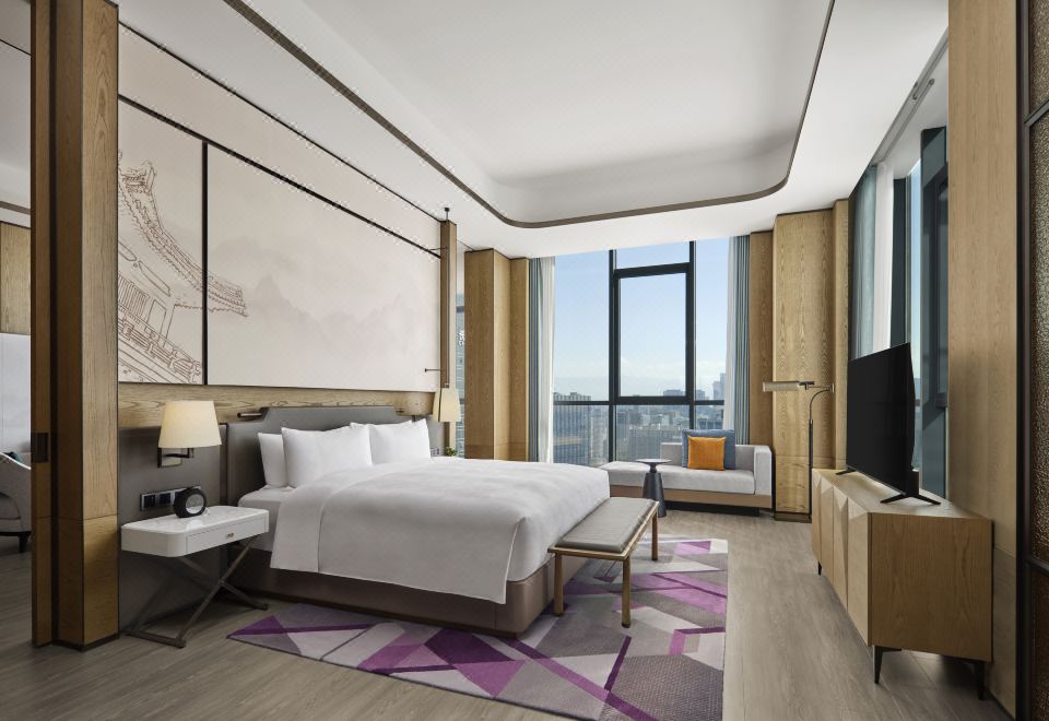 行政套房|独立会客厅+卧室|享云端视野尽揽城市天际线