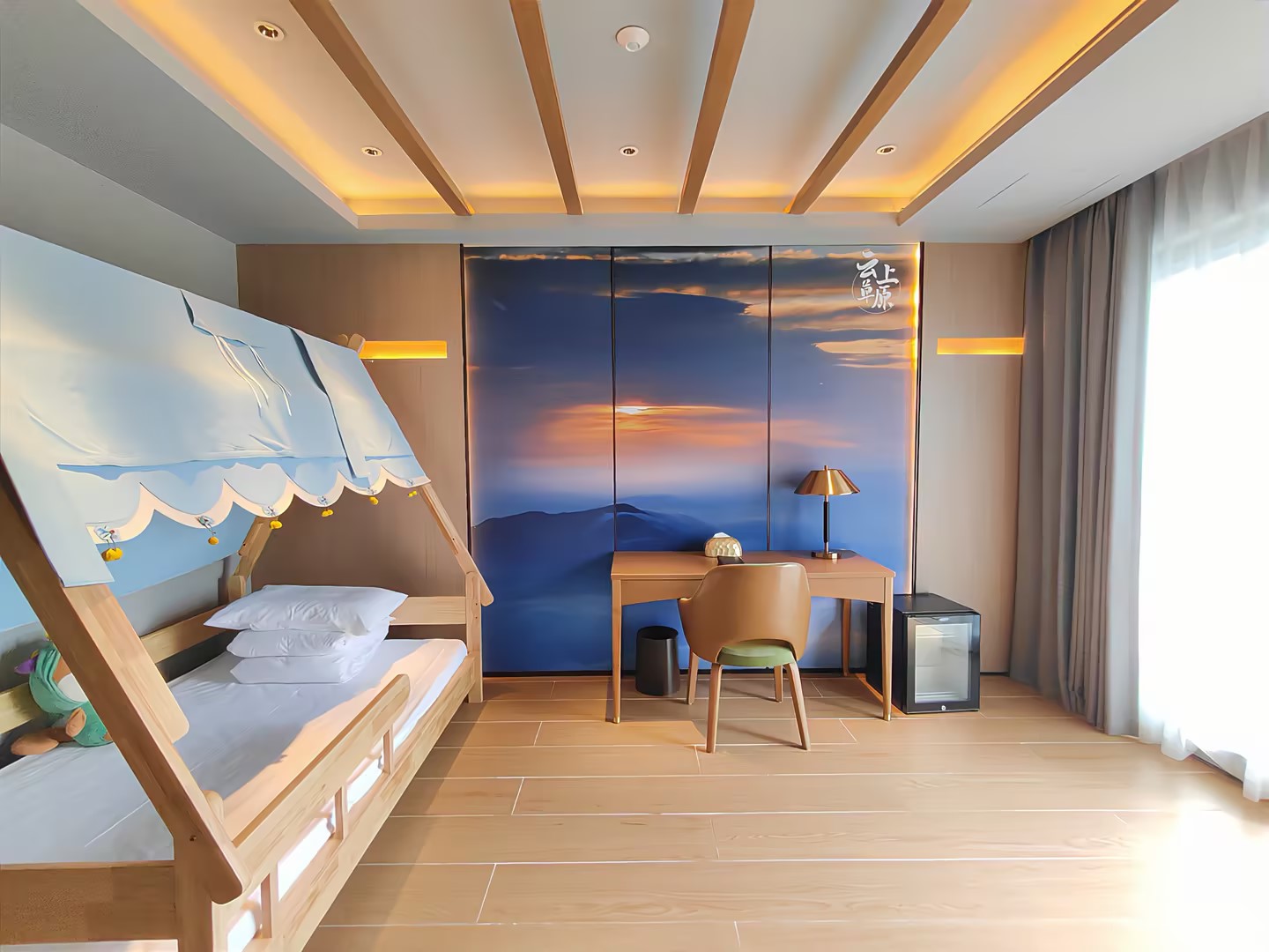 大乐山水·全景亲子房【帐篷童床+尊享空间+亲子度假】