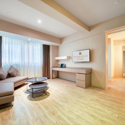 都會商務房套房（助眠負氧離子氧吧＋泡泡浴缸+冰箱） 錦江都城飯店（杭州下沙店）優惠