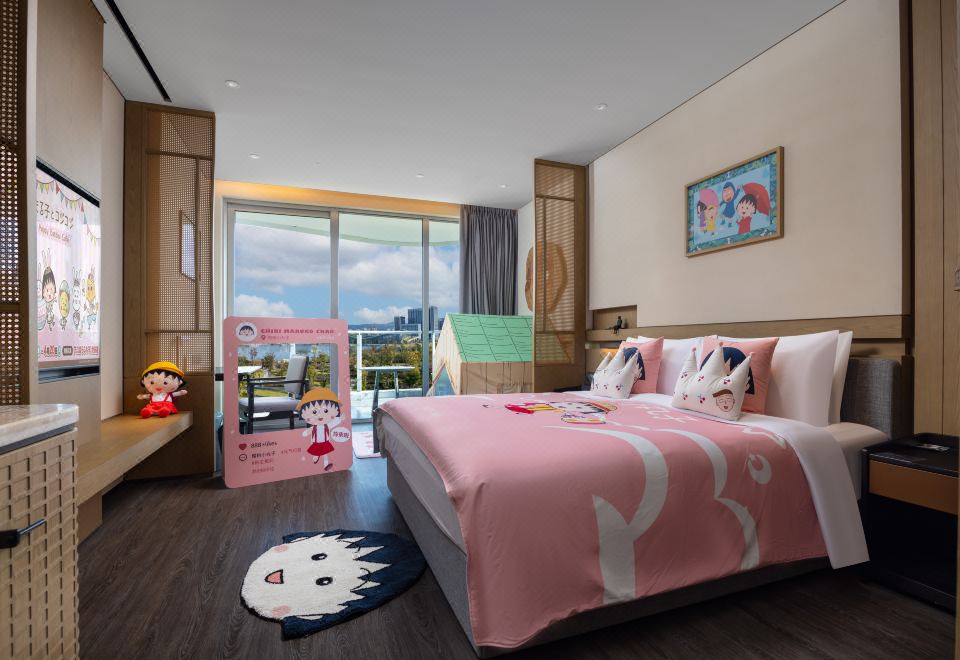 樱桃小丸子亲子大床房