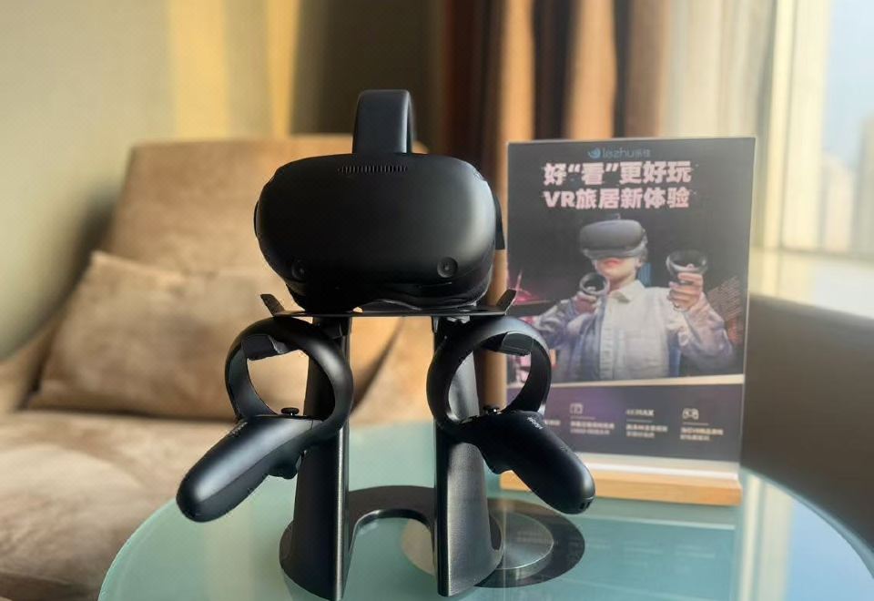 VR主題舒適高級雙床房（VR全景游戲+時空漫步+星際影院）