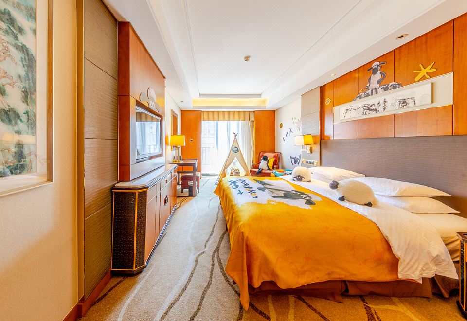 小羊肖恩亲子大床房