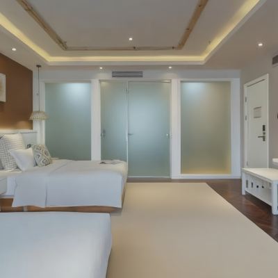 齊樂融融·溫馨家庭房【乾濕分離+60S親膚純棉床品】 花築奢·麗江古城沁湖軒湖景花園客棧優惠