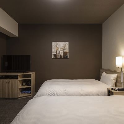 雙床可吸菸客房（僅限加熱菸草） 露櫻飯店 米子優惠