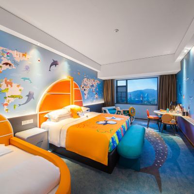 鯨鯊煙花景觀家庭房 珠海長隆企鵝酒店優惠