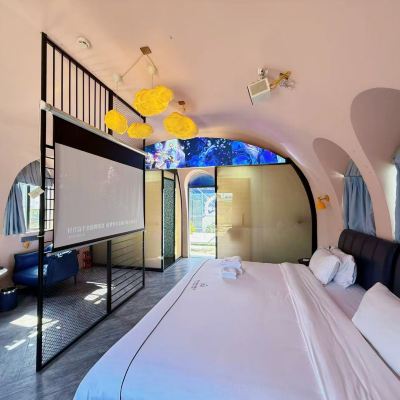 拾光小院情侶房（投影+獨立小院） 克萊鉑輕奢飯店（深圳國際會展中心店）優惠