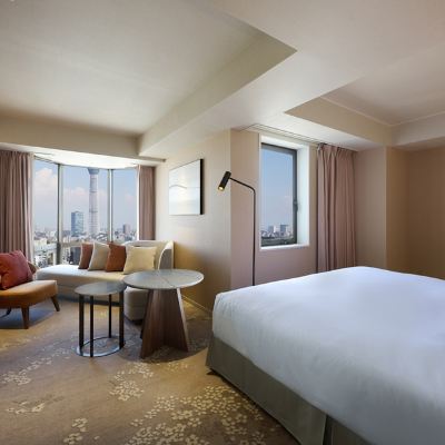豪華行政特大床房晴空塔景觀（帶貴賓休息室使用權） 淺草豪景飯店優惠