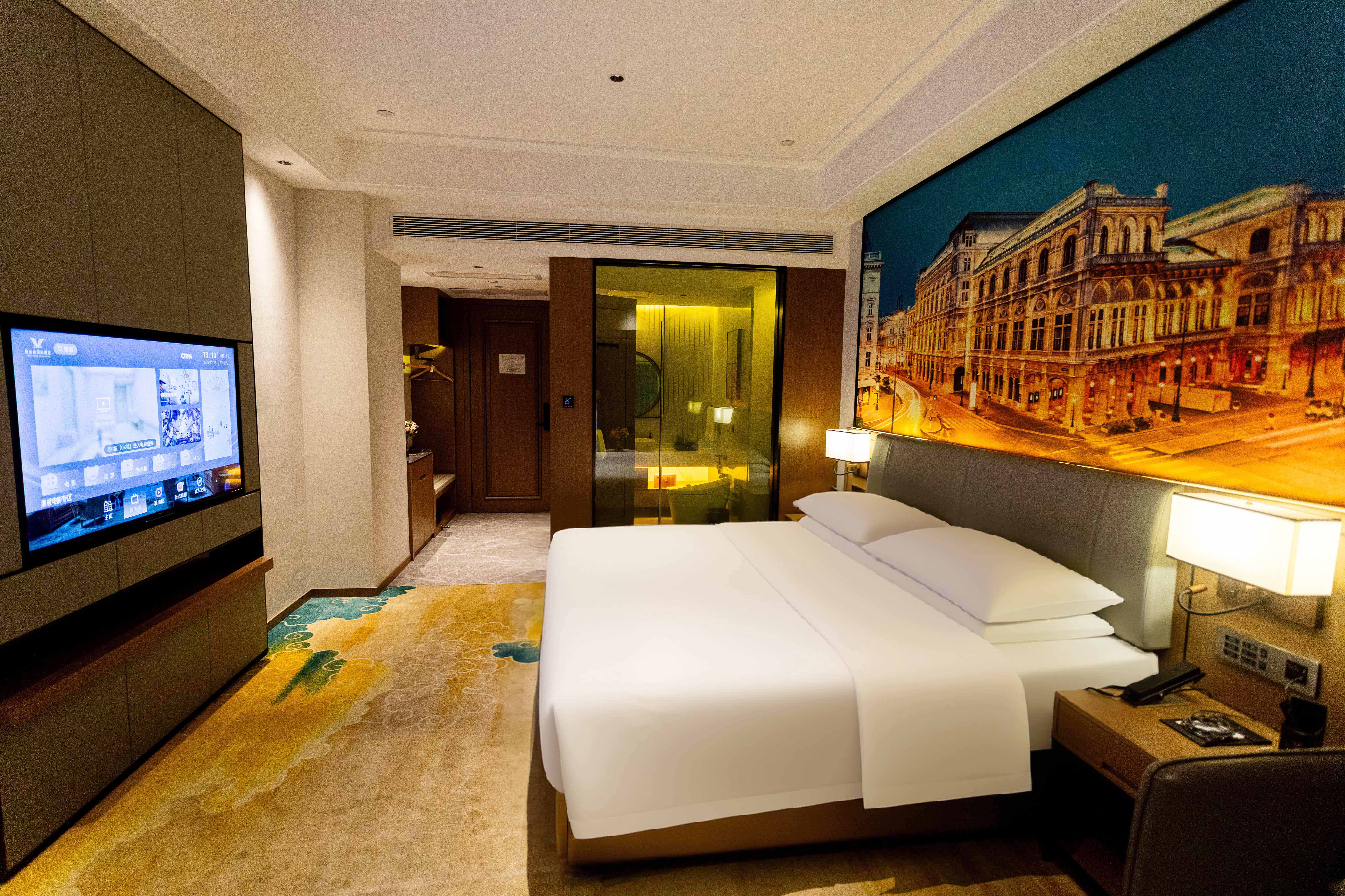 标准大床房【舒眠臻享+雾化玻璃+全屋智能语音】