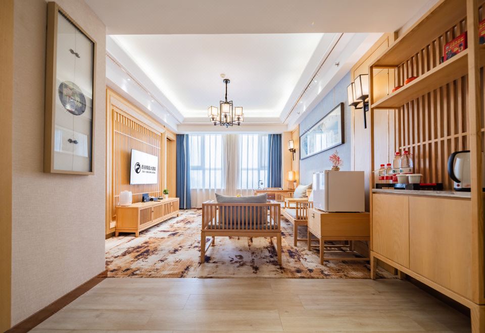 畅享·行政商务套房-私享会客厅+精致睡眠+中式风格