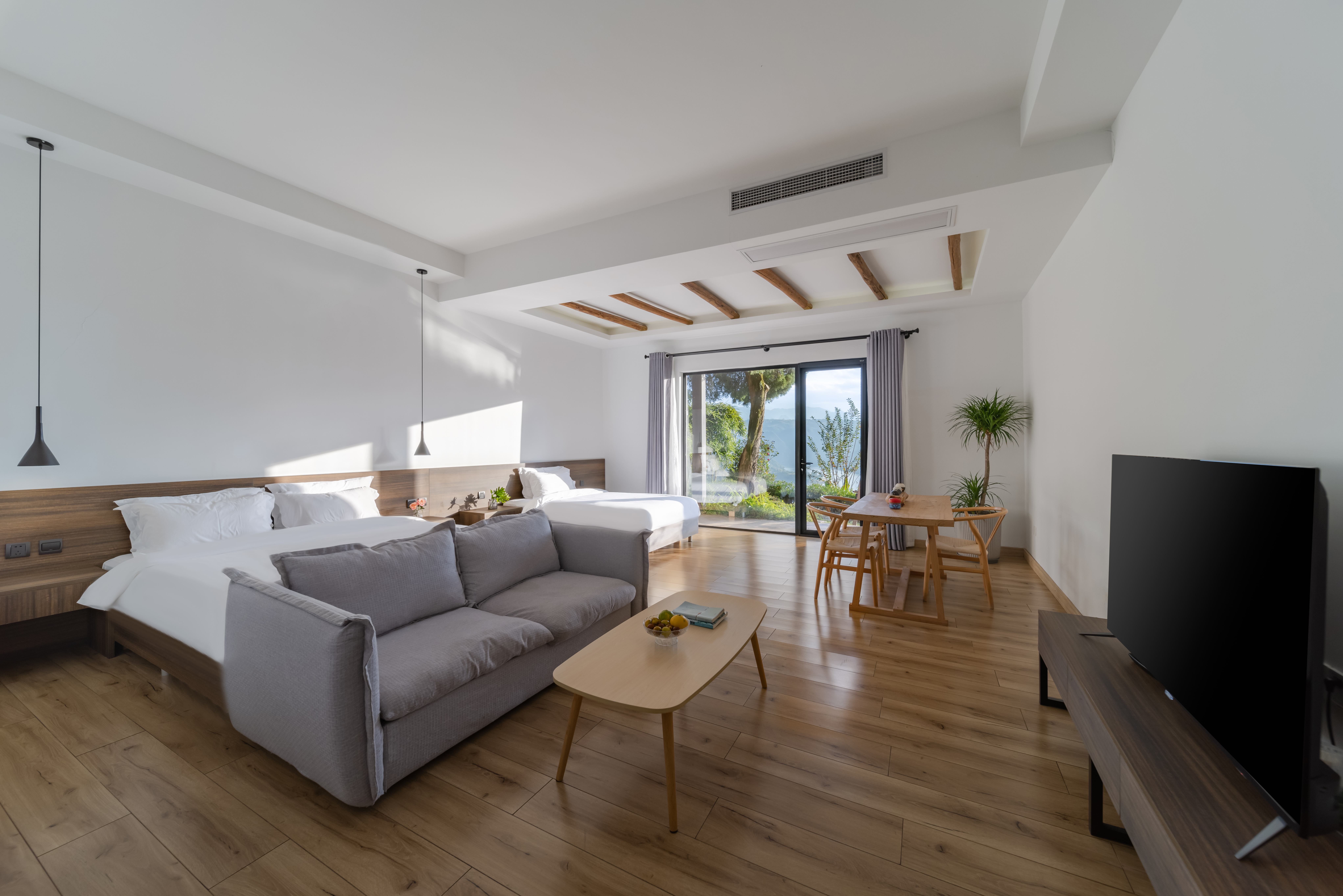 赏竹湖景亲子房（全景落地玻璃+浴缸）