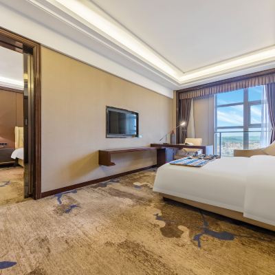 臻享.家庭親子套房（親膚定製床品+獨享親子時光） 岳池盛鉑仕丹.天羿大飯店優惠