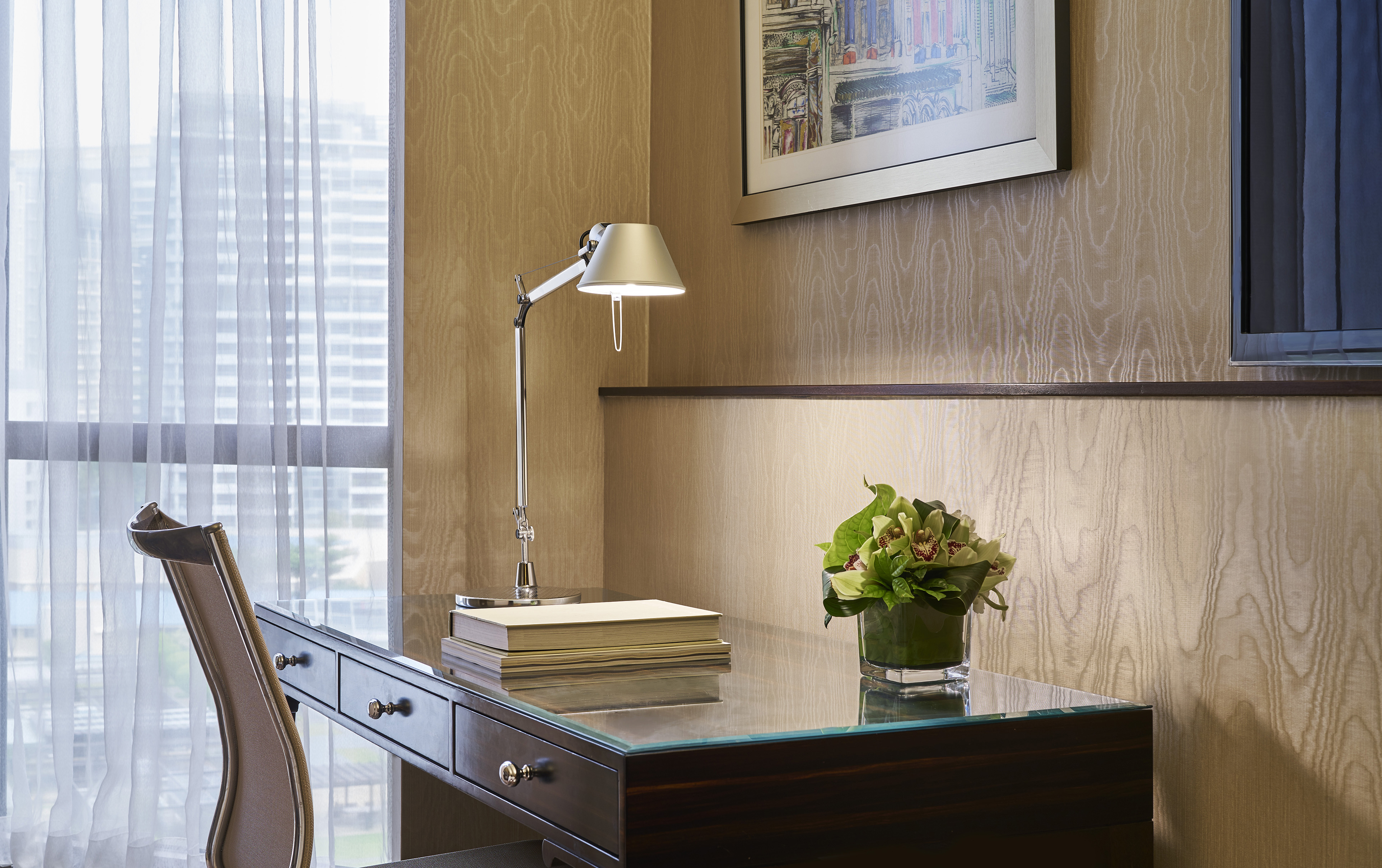 喜来登行政, 行政酒廊礼遇, 客房, 1 张特大床, 高楼层