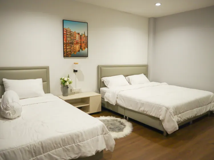ห้องมาตรฐานเตียงใหญ่ ห้องน้ำรวม