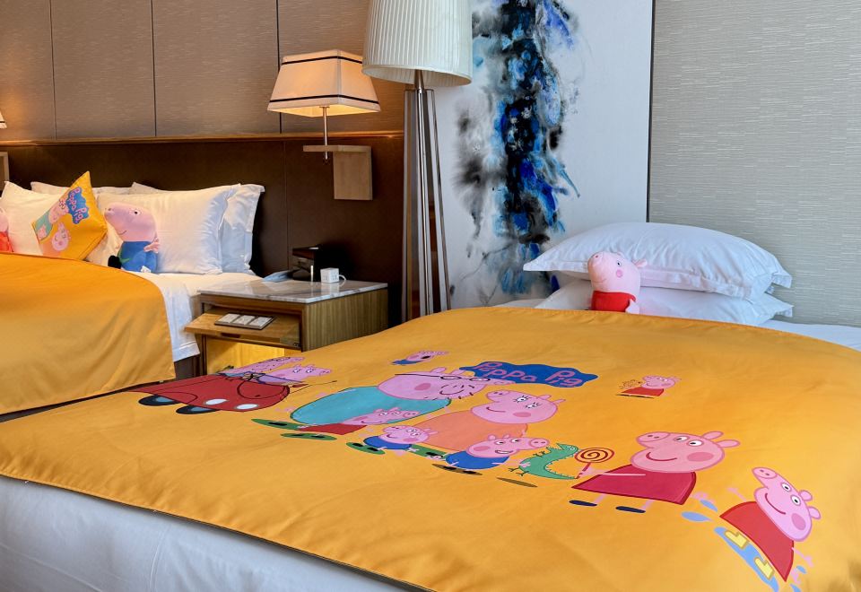 家庭亲子?豪华三人房|小童乐园|小童护栏|小童洗护