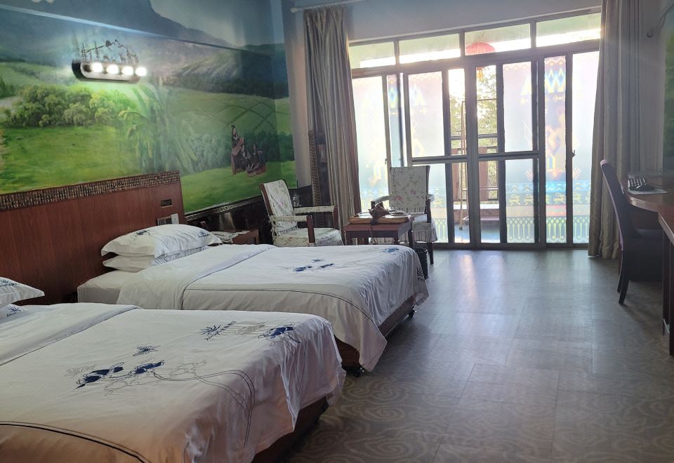 Qixian Riverside HotelThemed Standard Double Room - Near River