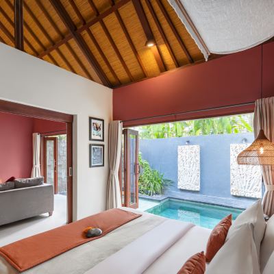 Grand One Bedroom Villa with Private Pool and Bathtub