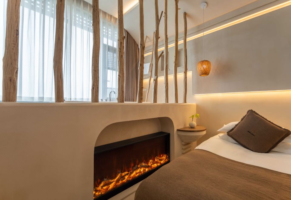 北歐浪漫浴缸房