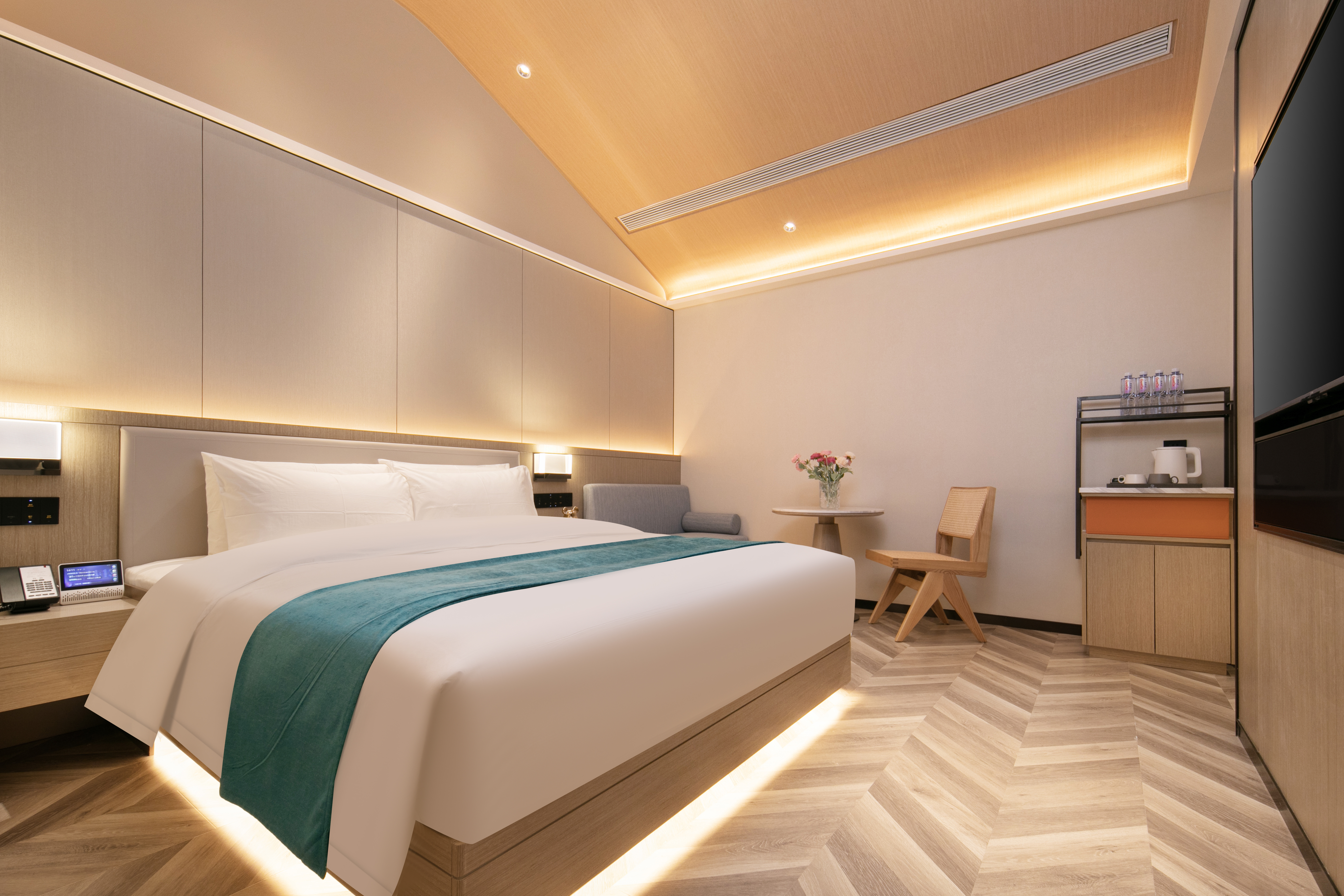 璞隐I奢品大床房（全景落地窗+深睡品牌床垫+全屋智控）