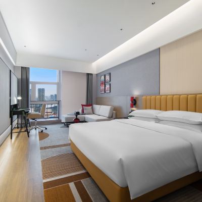 尊享行政大床房-智能客控+智能馬桶+SLEEMON護脊床墊 佛山禪城華美達安可飯店（創意產業園店）優惠