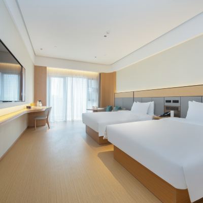 江景豪華雙床房（江景露台） 中山江畔商務酒店優惠