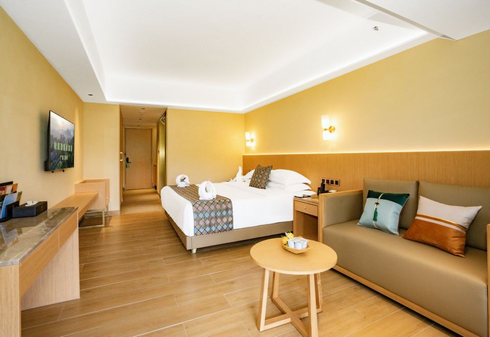 悦泉居温泉大床房I独立泡池