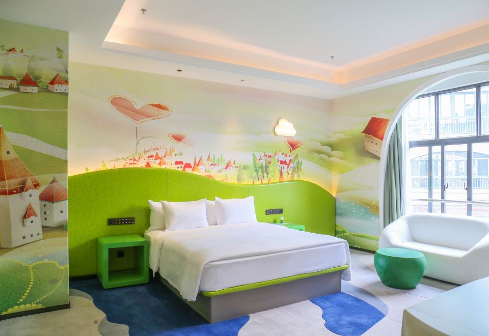 Wanda Realm Xiamen North BayGreen Elf Duplex Bed Family Room