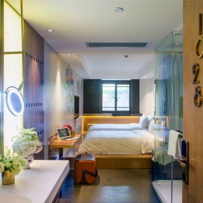 城市景觀藝術家庭房 八號藝術酒店（上海外灘店）優惠