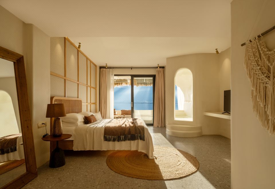 圣托里尼·放牧心灵大床房【海景洞穴泡池+连通露台】