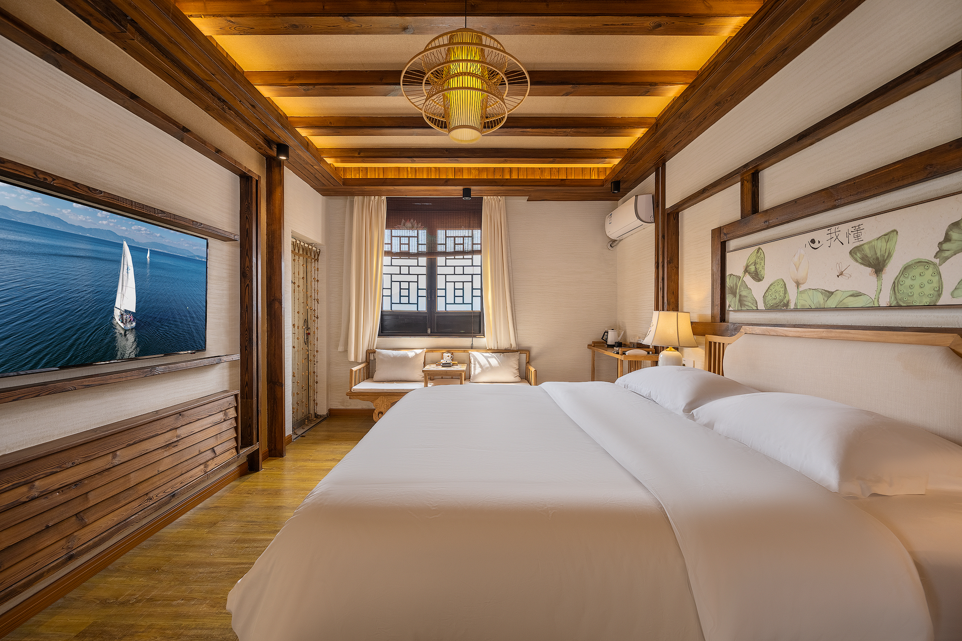 Bo Lian Chen Inn知暮 - 湖景露台大床房