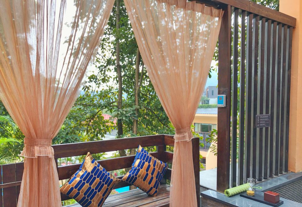 半山别墅花园大床房|独立温泉池