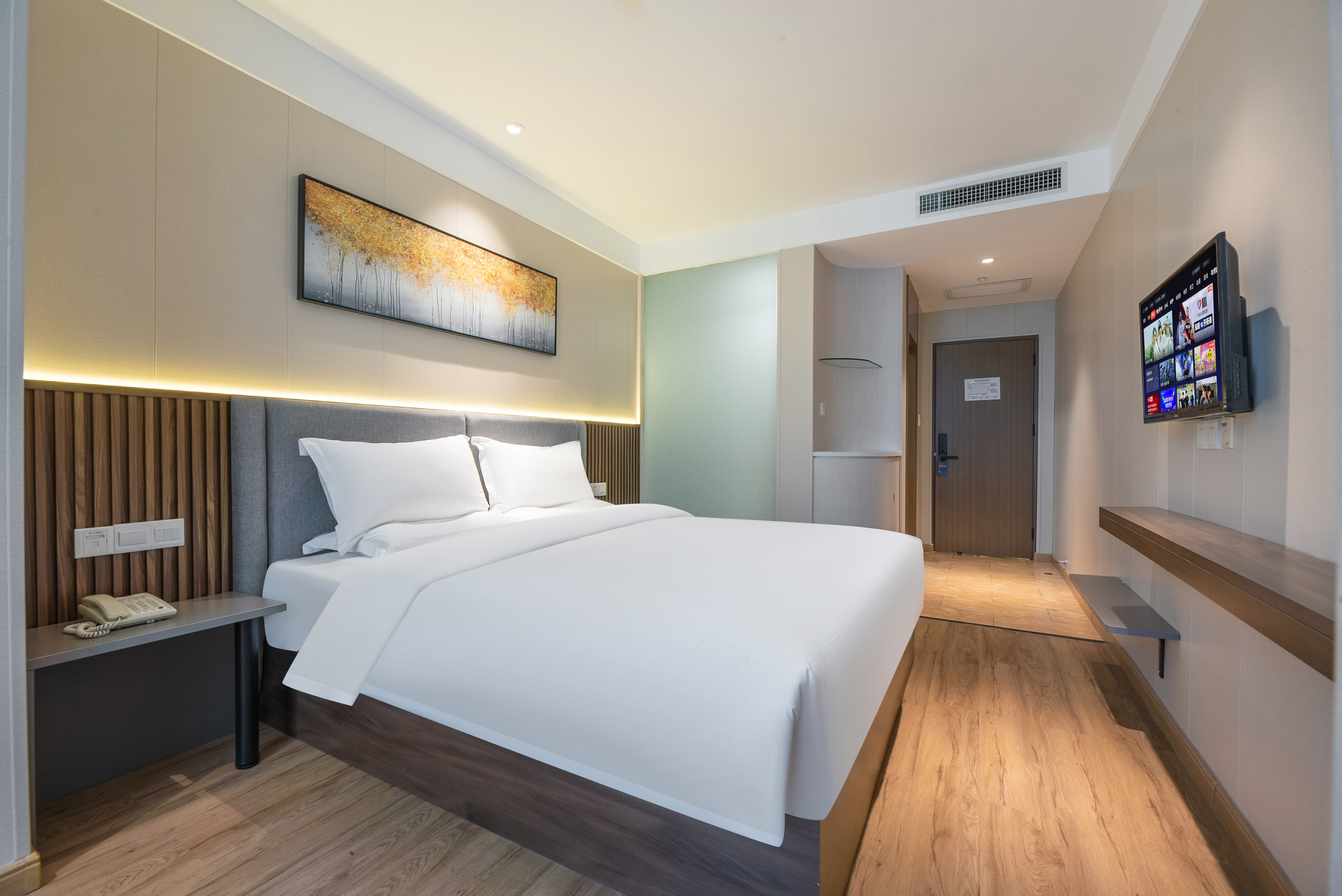 Tooyo Hotel (Xi'an Bell Tower and Drum Tower Huimin Street)长乐未央大床房+出行方便+安心睡眠