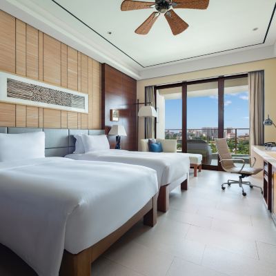 皇冠灣景雙床房 三亞中心皇冠假日酒店優惠