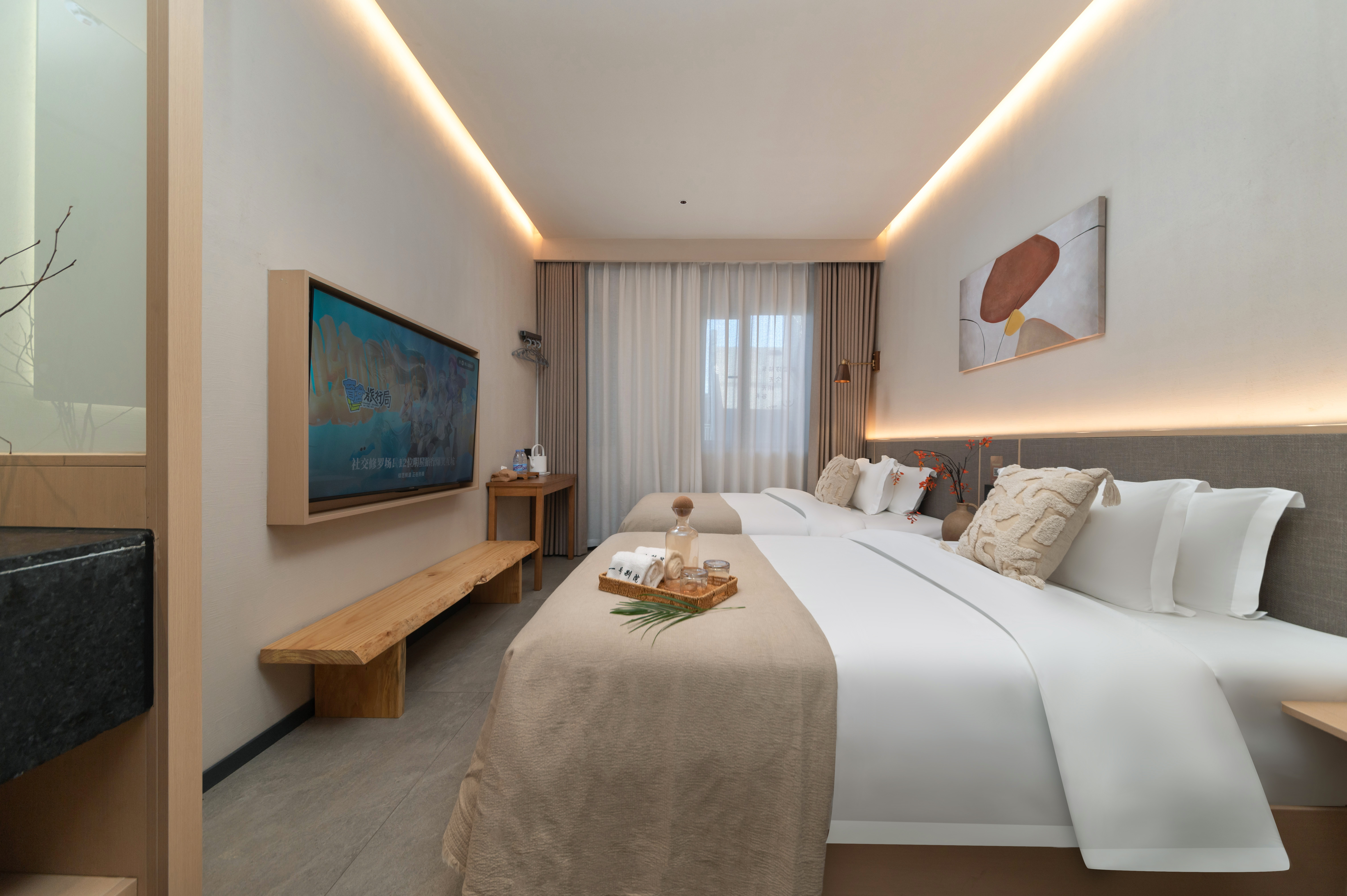 庭前 · 靜居雙床房