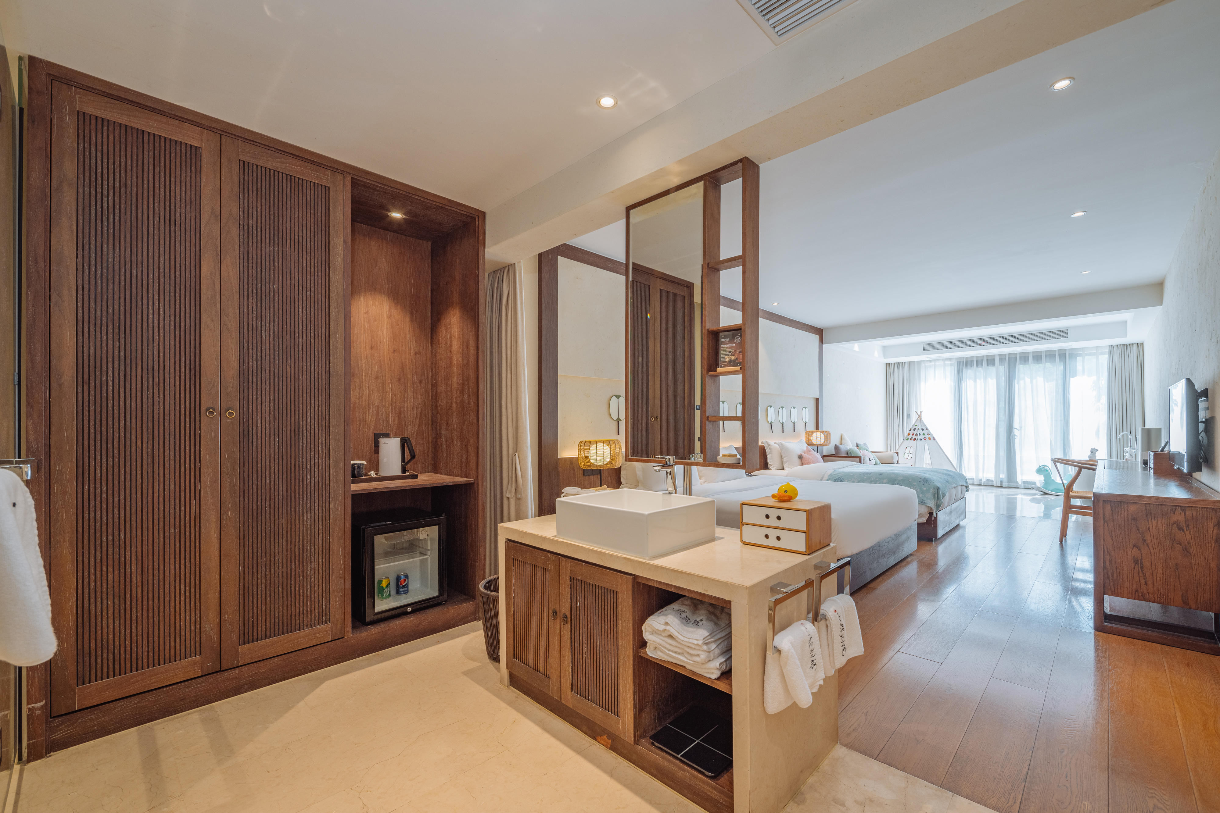 心然别院余闲·豪华双床房