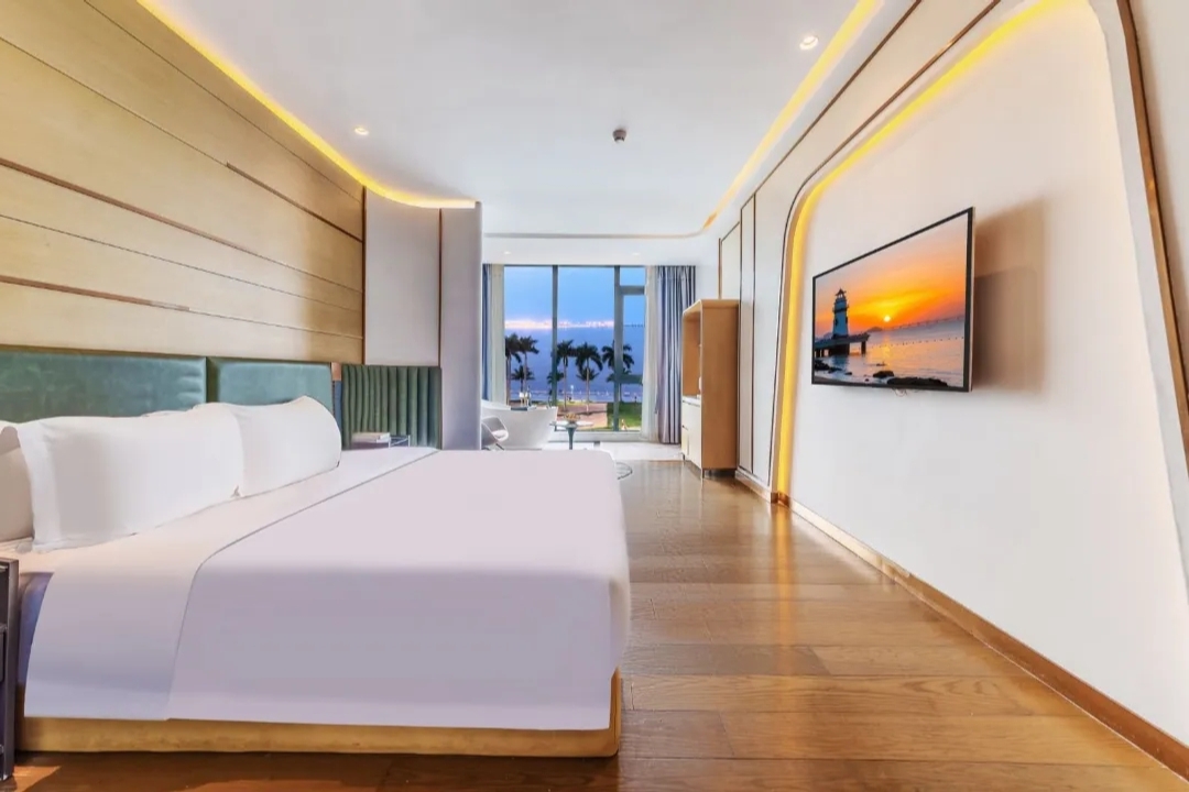 Scenic·豪華海景大床房「浴缸泡澡+觀港珠澳大橋」